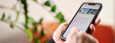 Einweiser-Newsletter auf dem Smartphone