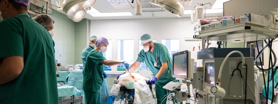 Operativtechnische Assistenten bei der OP