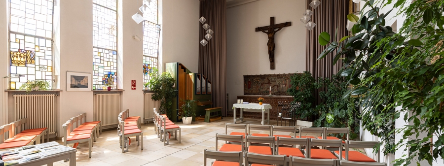 Kapelle Blick in die Kapelle am Klinikum Fürth