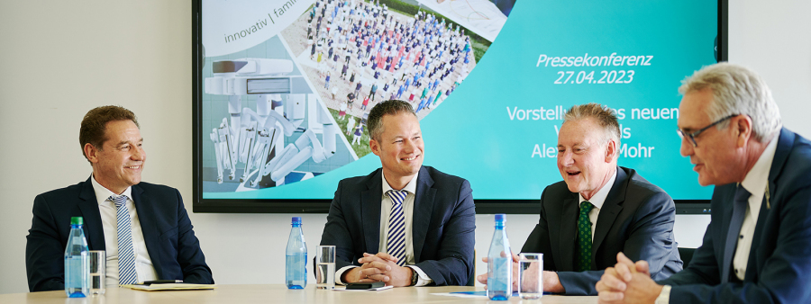 Neuer Vorstand Alexander Mohr stellt sich den Bürgermeistern vor