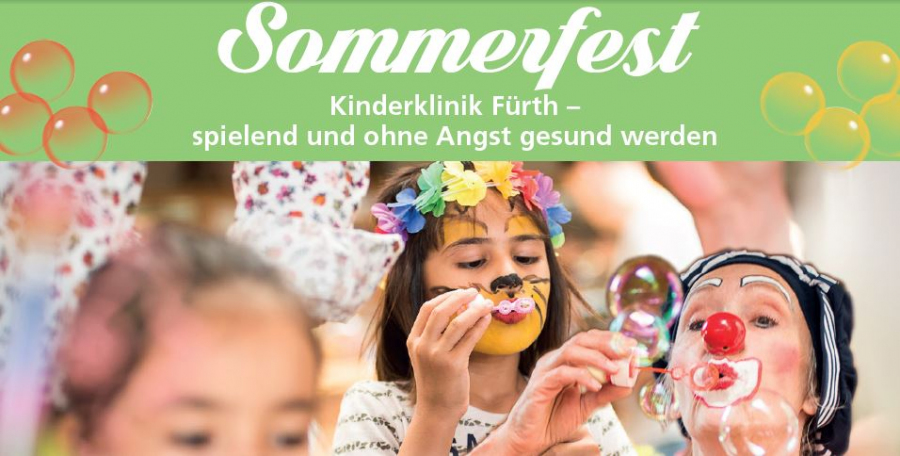 Sommerfest Kinderklinik Fürth: Spielend und ohne Angst gesund werden