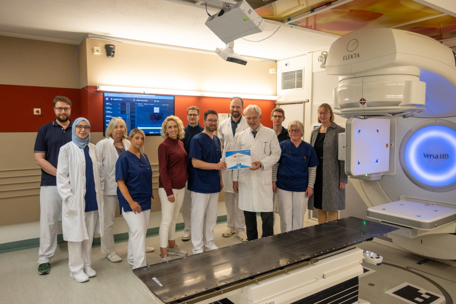 Strahlentherapie am Klinikum Fürth erhält Markerless Award