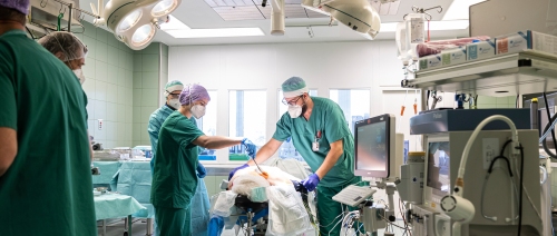 Operativtechnische Assistenten bei der OP