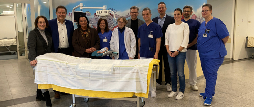 Spendenübergabe Birth Trolly mit Förderverein