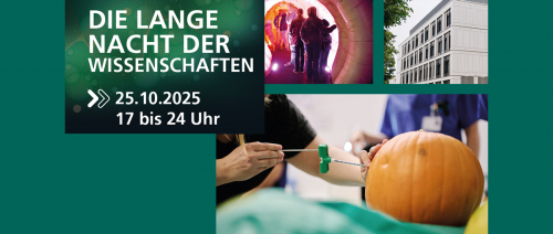 Banner Lange Nacht der Wissenschaften 2025