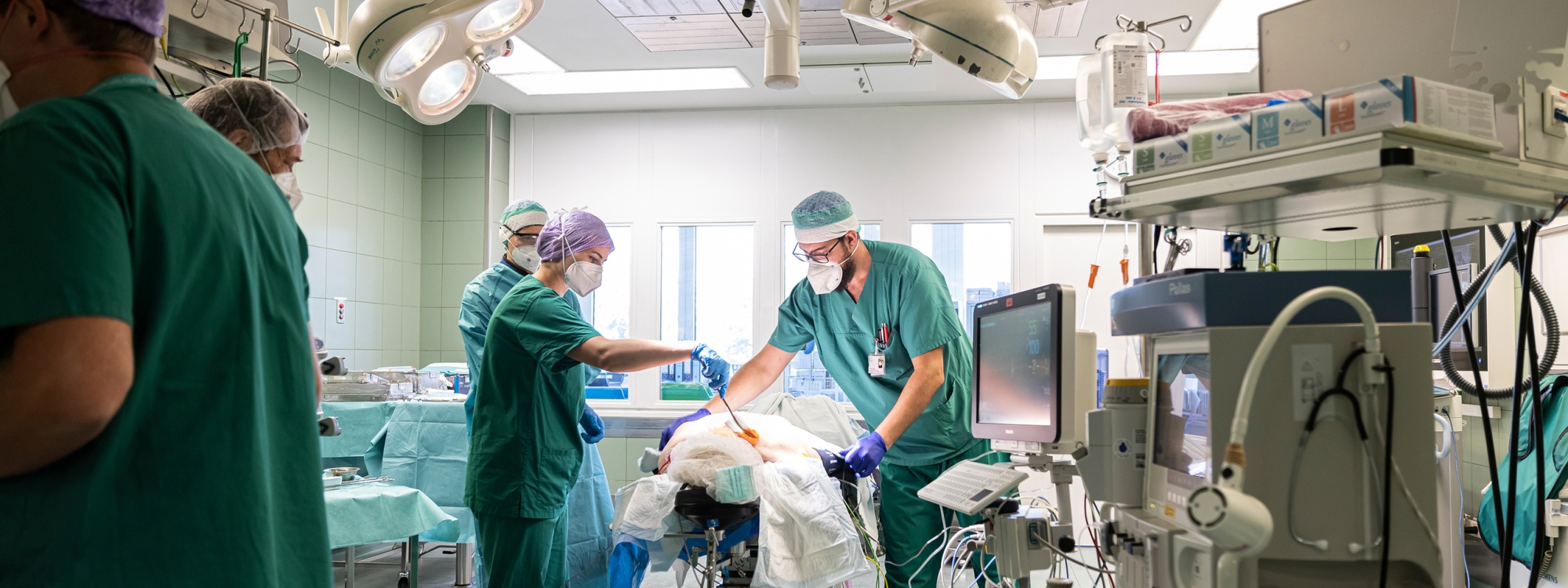 Operativtechnische Assistenten bei der OP